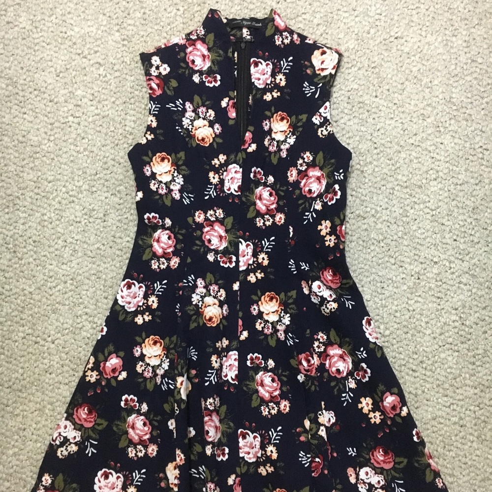 Fit and flare floral dress